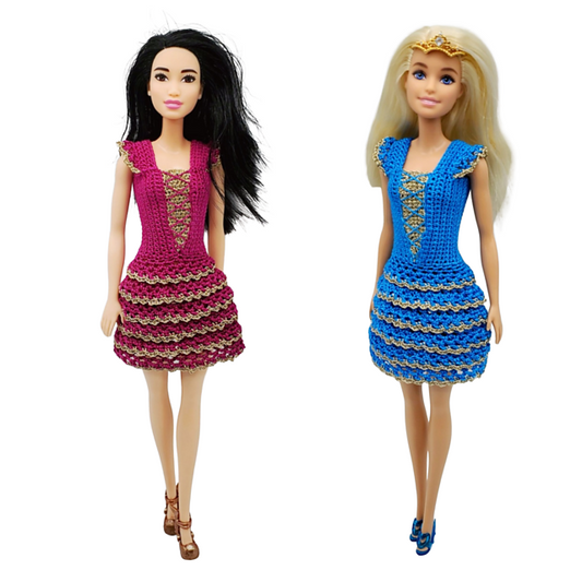 Barbie Princess Dress PDF crochet pattern