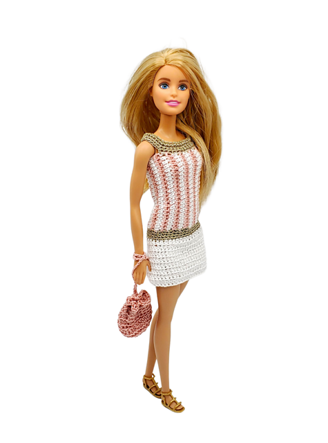 Barbie Beachwalk Dress PDF Crochet Pattern