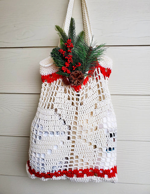 Christmas Shopper PDF crochet pattern