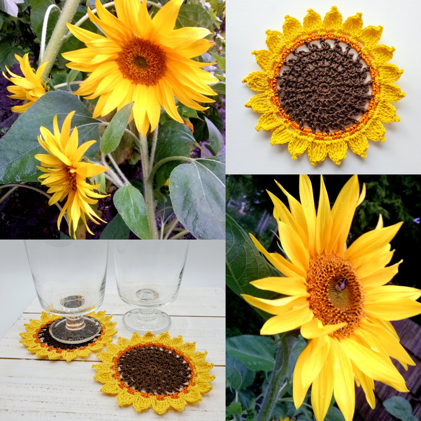 Sunflower PDF crochet pattern