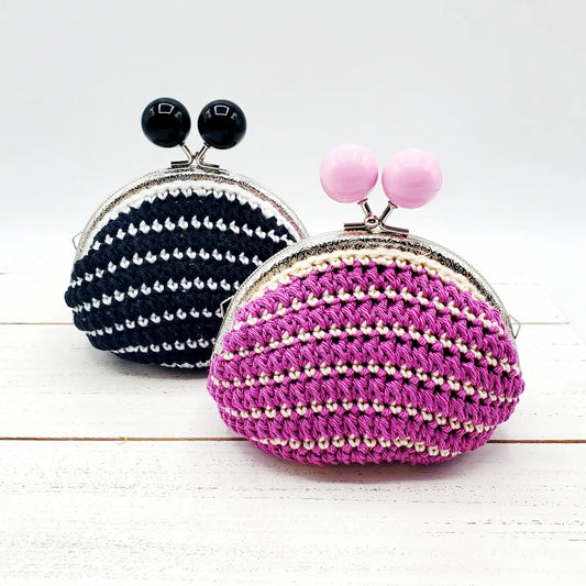 Stripy Coin Purse PDF Crochet Pattern