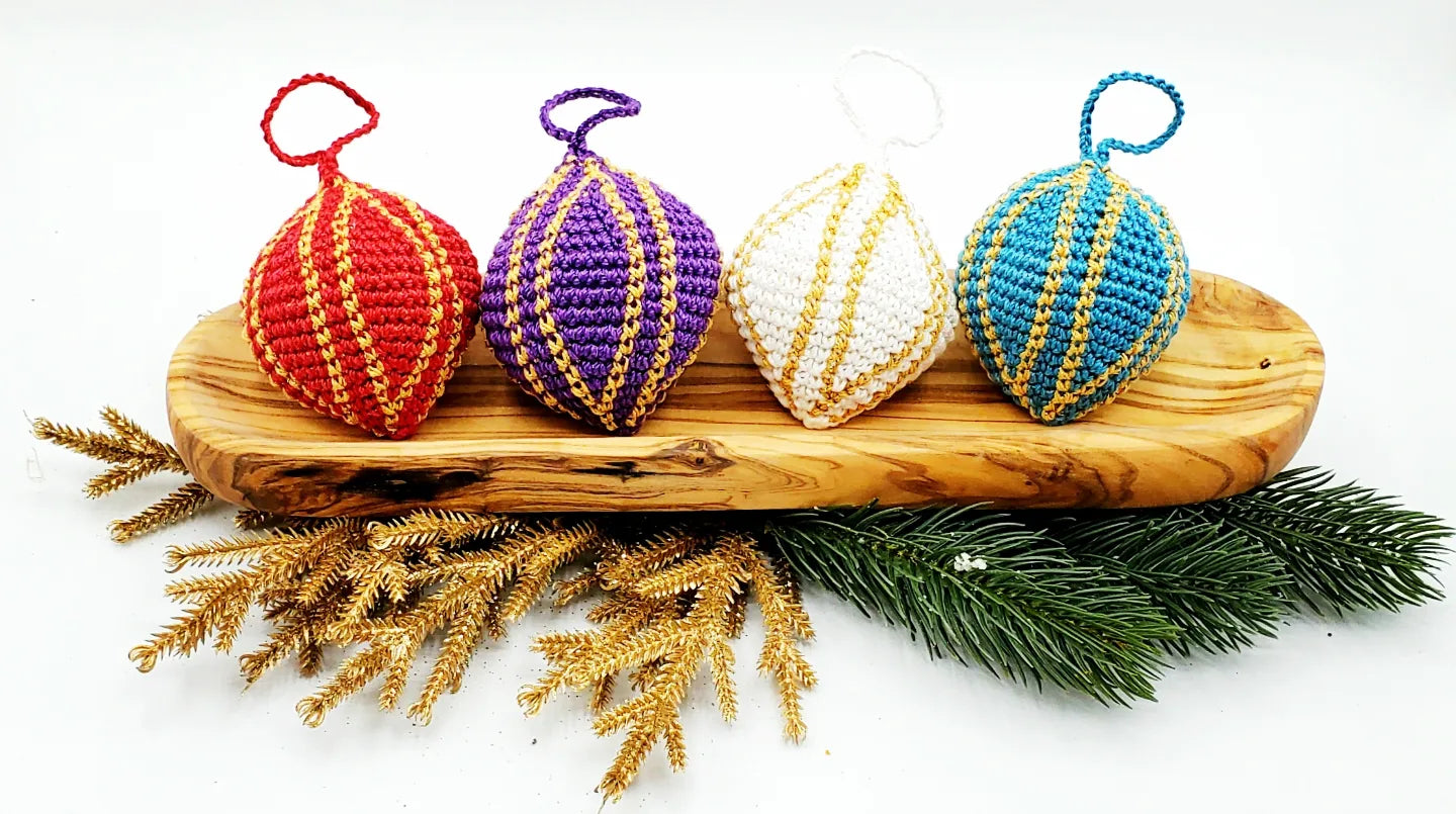 Teardrop Ornament PDF Crochet Pattern