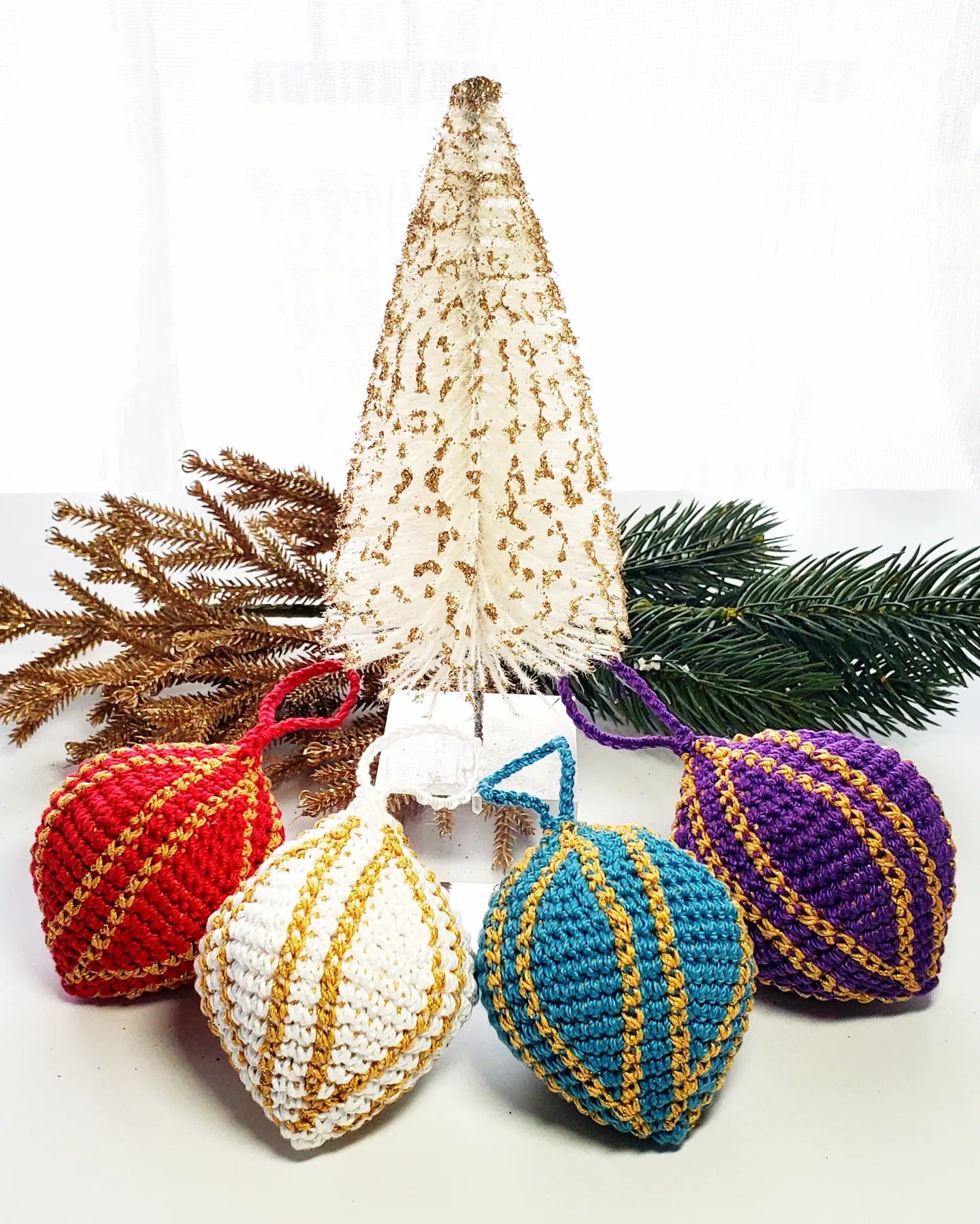 Teardrop Ornament PDF Crochet Pattern