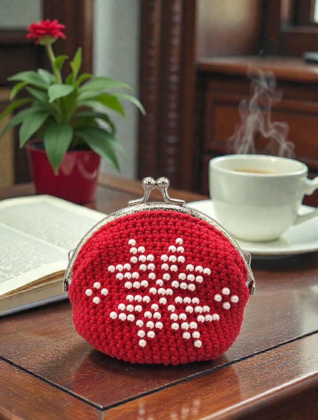 Snowflake Coin Purse PDF Crochet Pattern