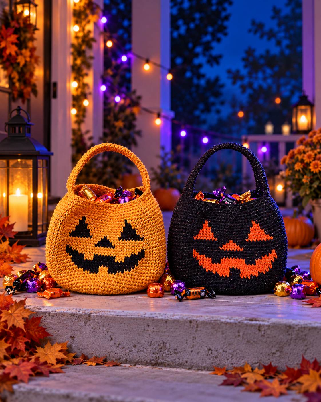 Trick-or-Treat Basket PDF Crochet Pattern