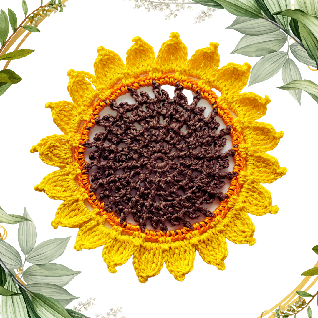 Sunflower PDF crochet pattern