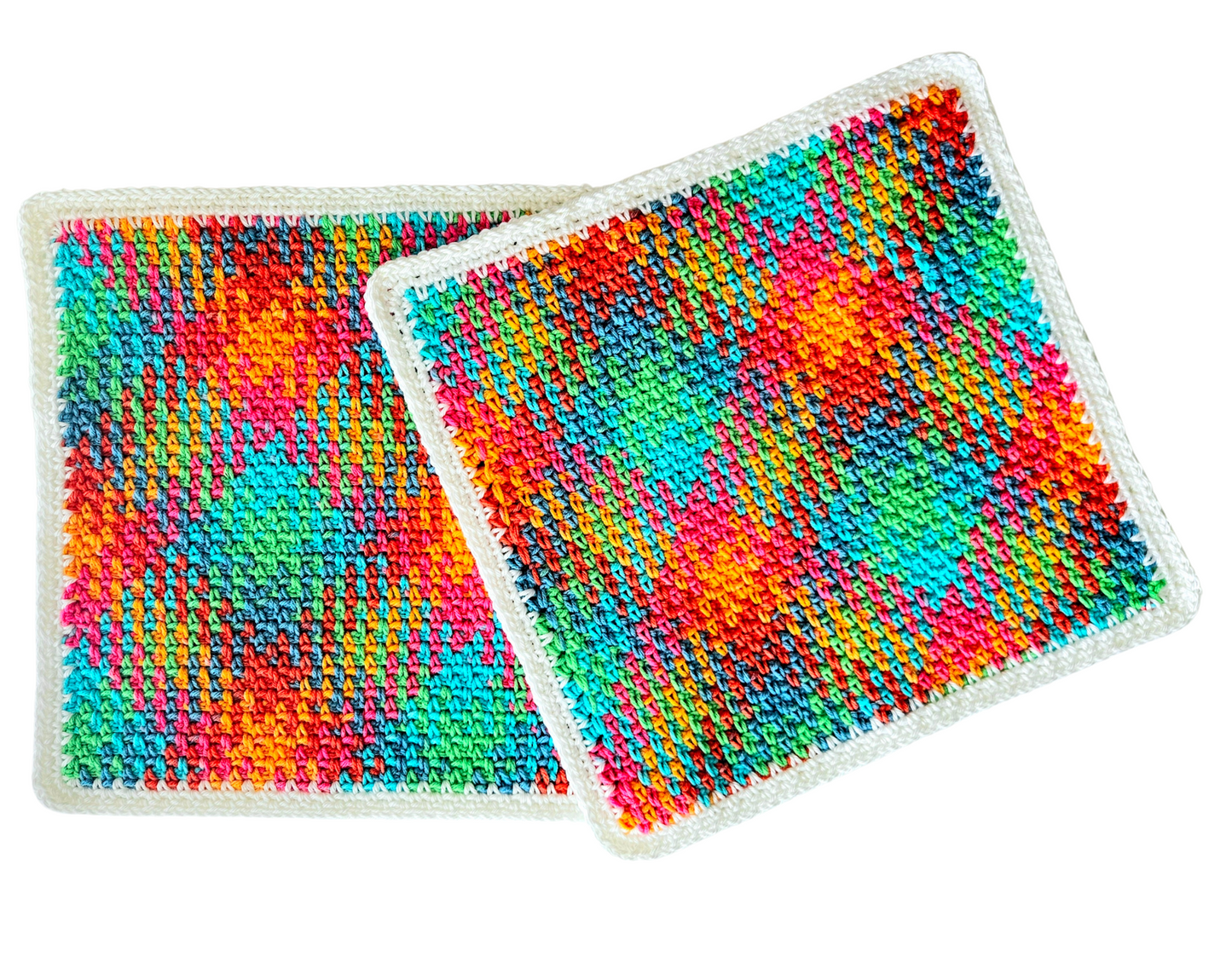 Plaid Placemat PDF Crochet Pattern