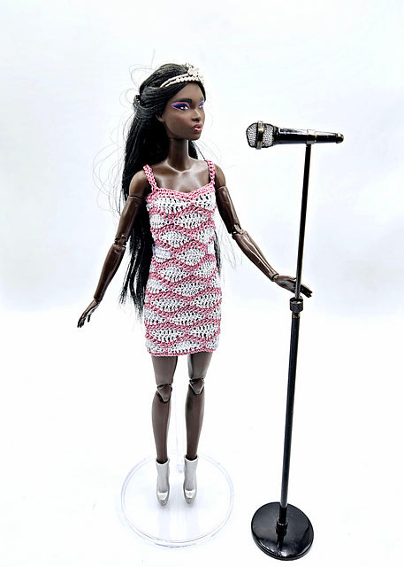 Barbie Singer Dress PDF Crochet Pattern