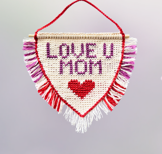Love Pennant PDF Crochet Pattern