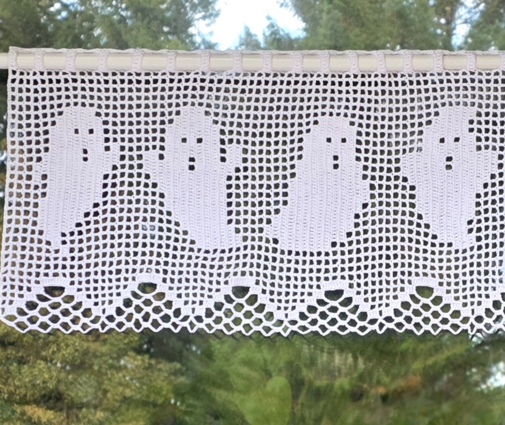 Ghost Curtain PDF Crochet Pattern