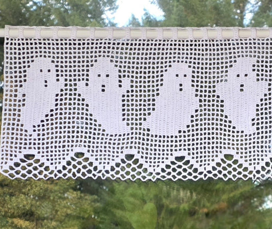 Ghost Curtain PDF Crochet Pattern