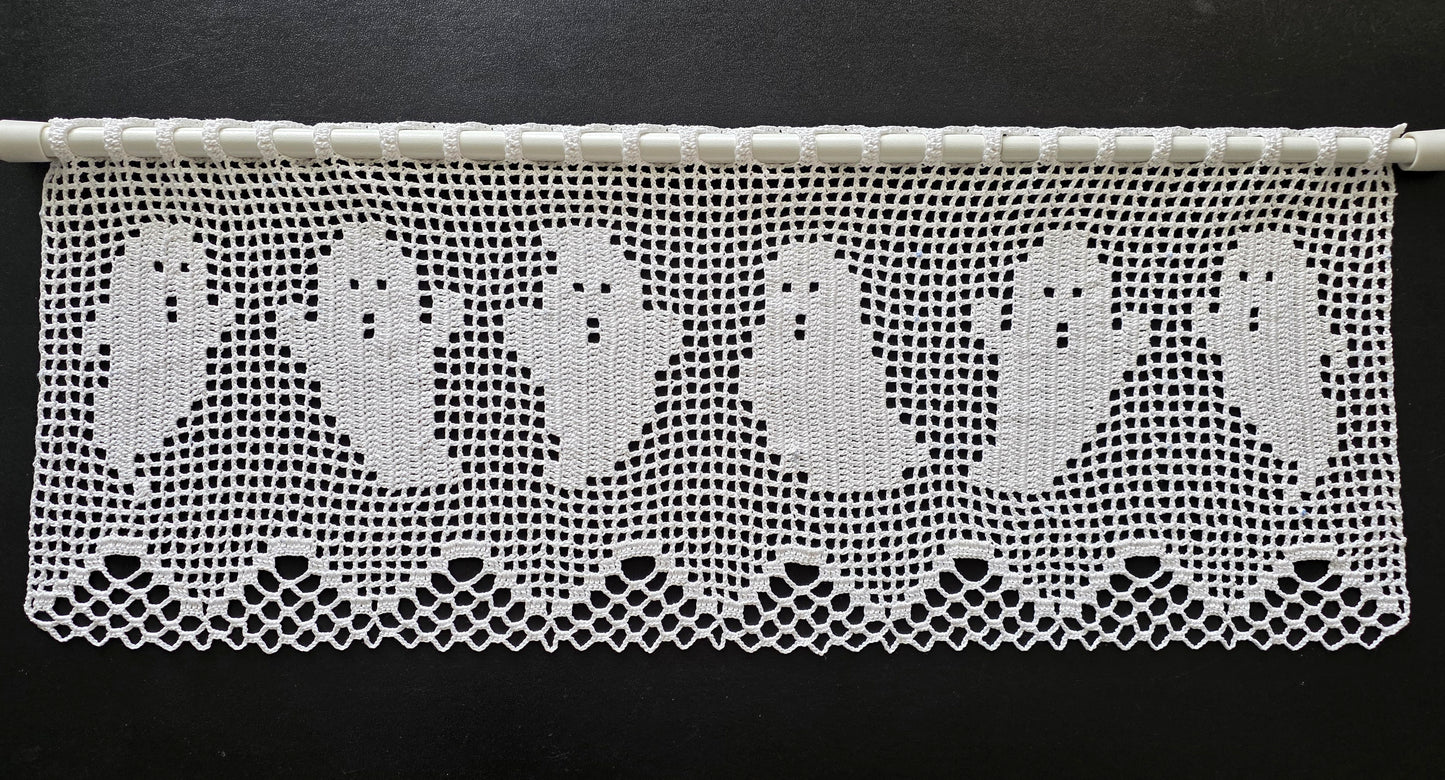 Ghost Curtain PDF Crochet Pattern