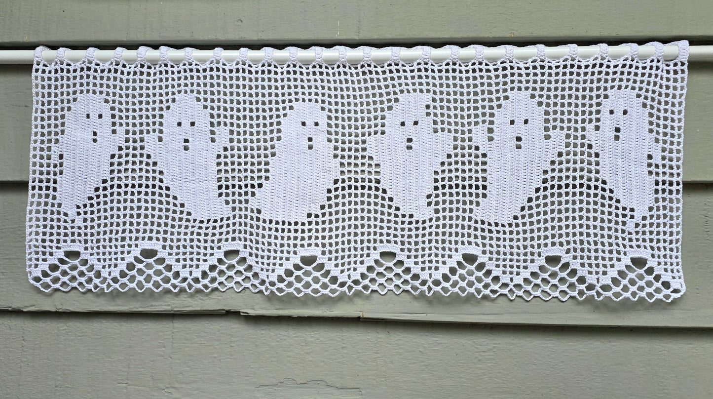 Ghost Curtain PDF Crochet Pattern