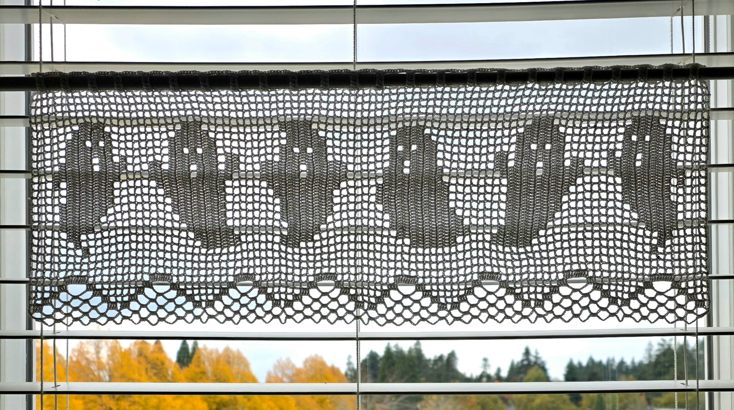 Ghost Curtain PDF Crochet Pattern
