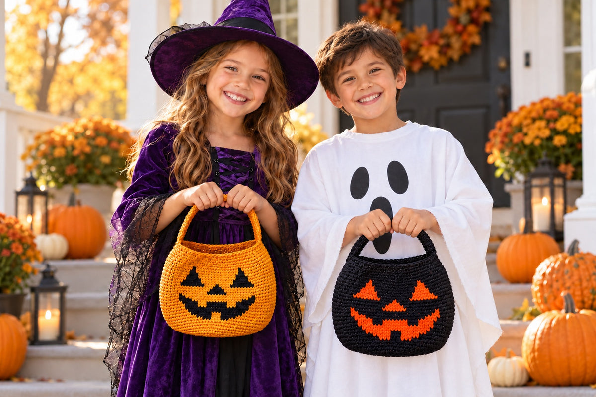 Trick-or-Treat Basket PDF Crochet Pattern