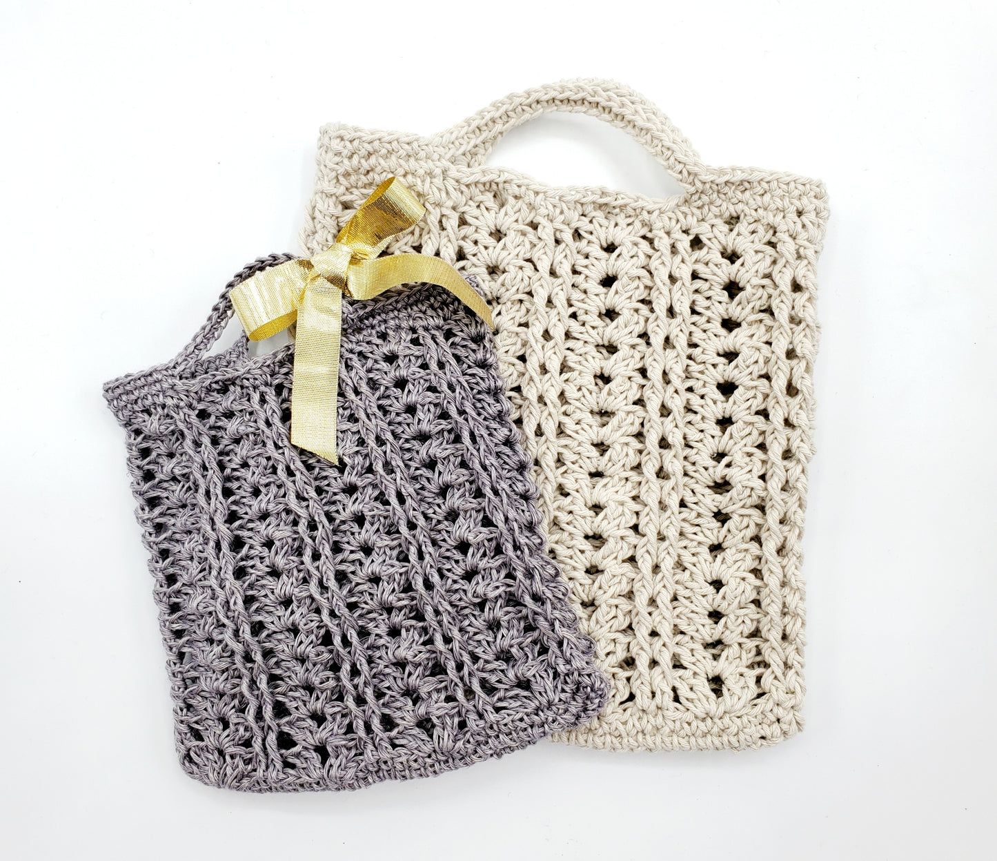 Hemp Gift Bag PDF Crochet Pattern