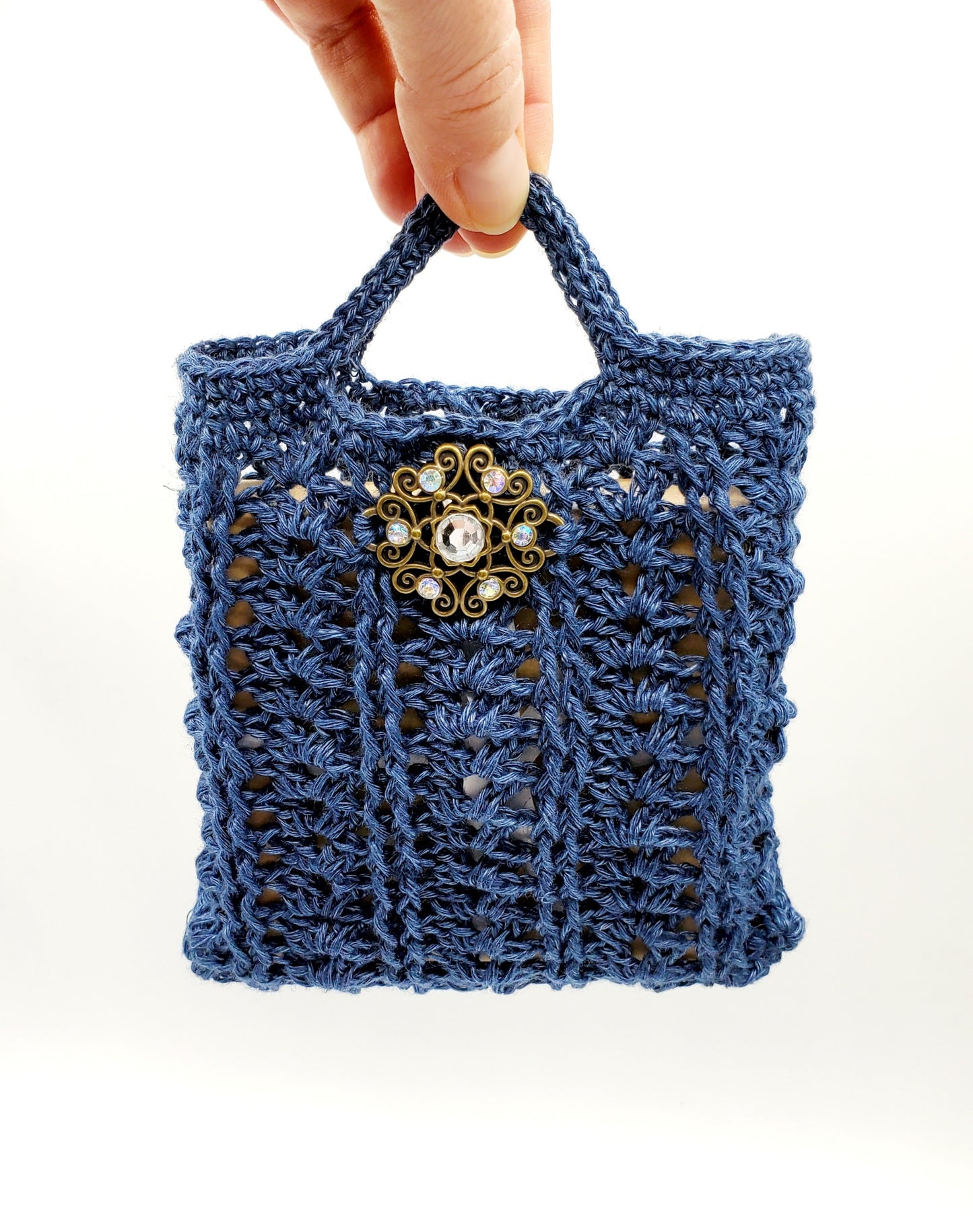 Hemp Gift Bag PDF Crochet Pattern