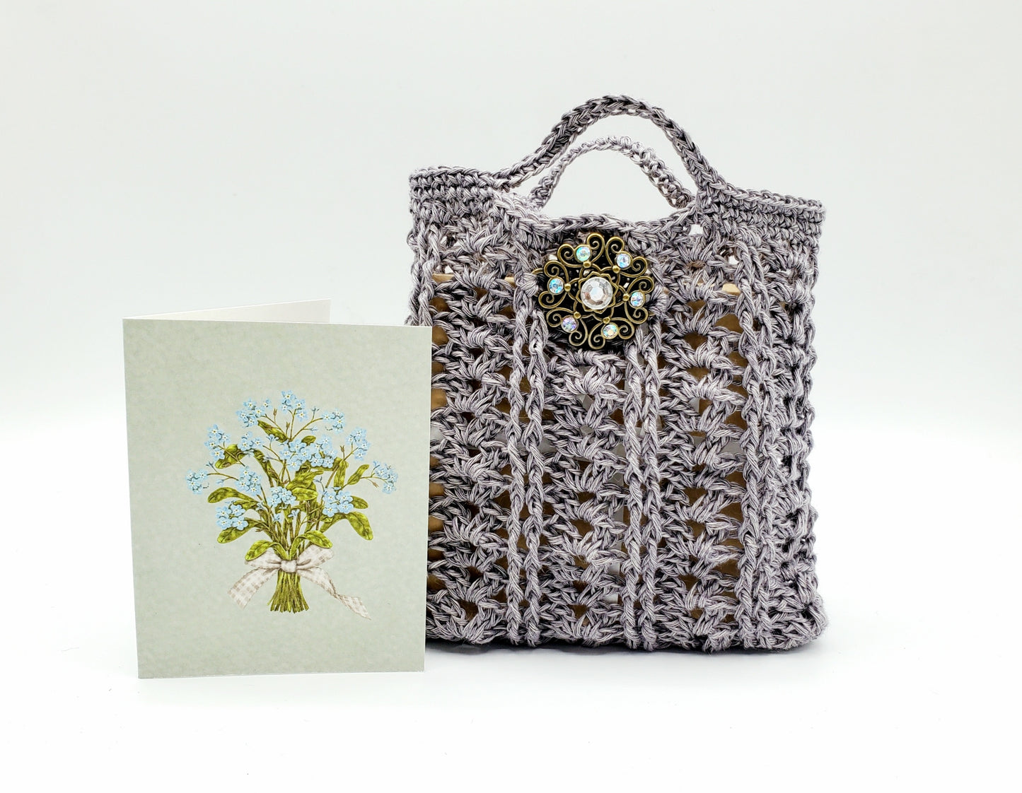 Hemp Gift Bag PDF Crochet Pattern