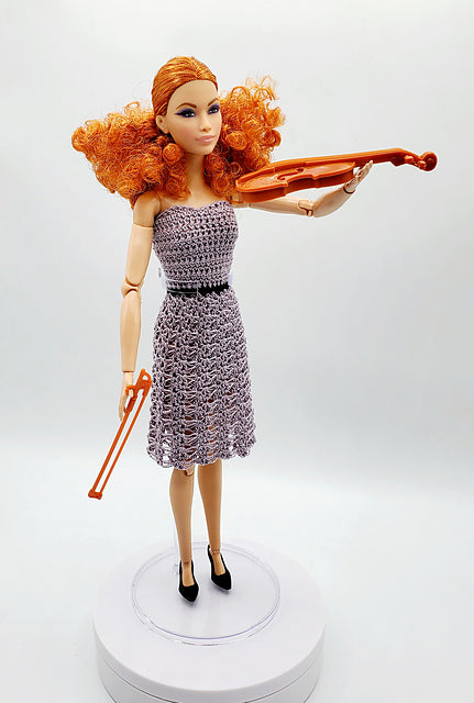 Barbie Violinist Dress PDF Crochet Pattern