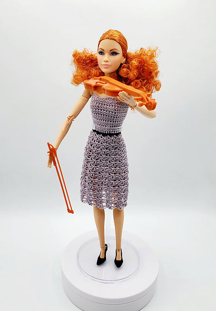 Barbie Violinist Dress PDF Crochet Pattern