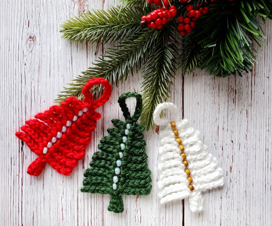 Christmas Tree Ornament PDF Crochet Pattern