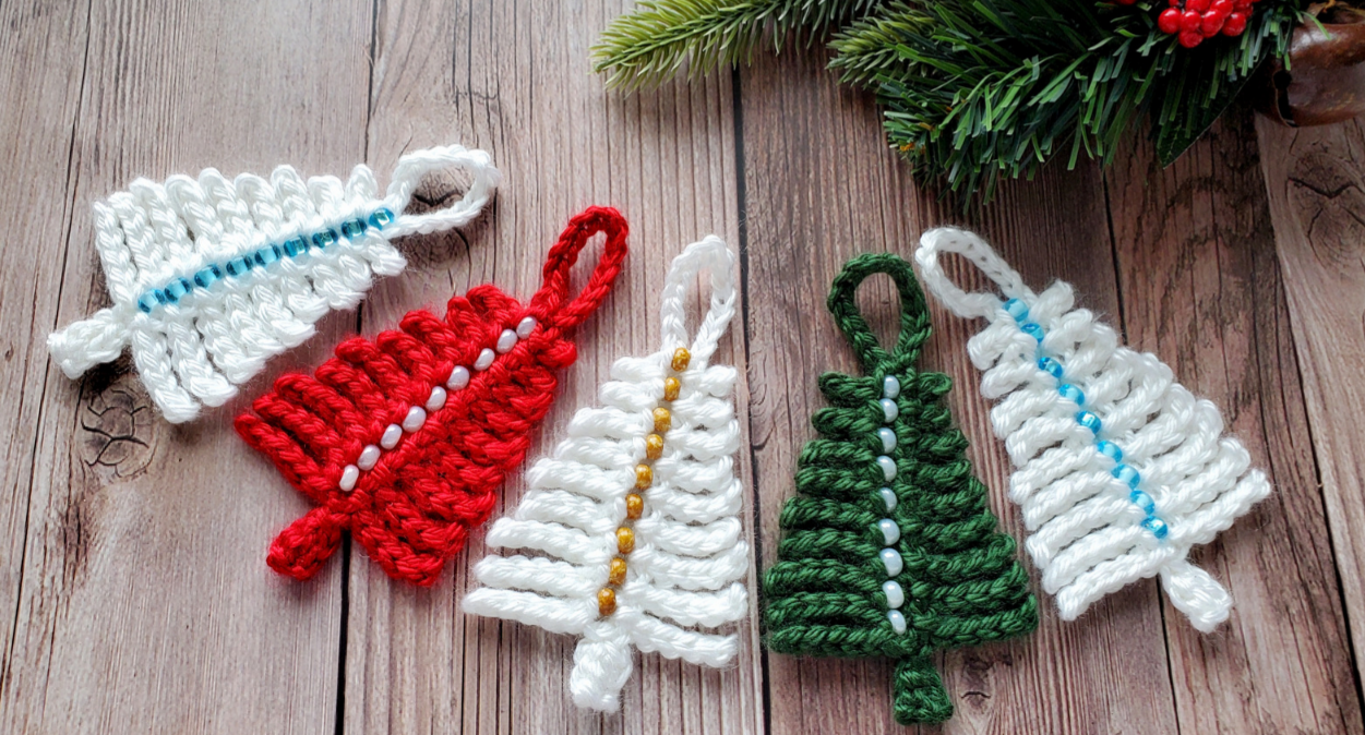 Christmas Tree Ornament PDF Crochet Pattern