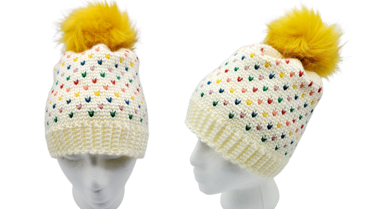 Retro Hat PDF Crochet Pattern