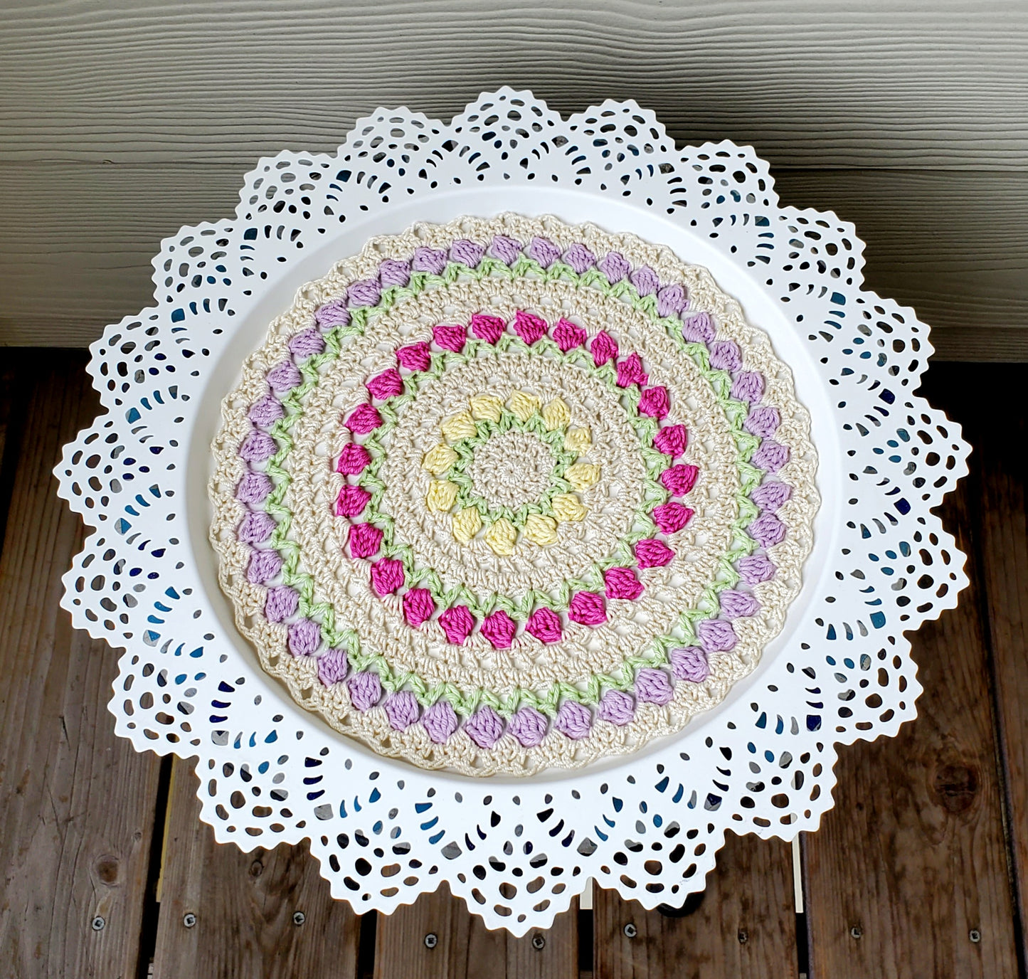 Tulip Mandala PDF Crochet Pattern