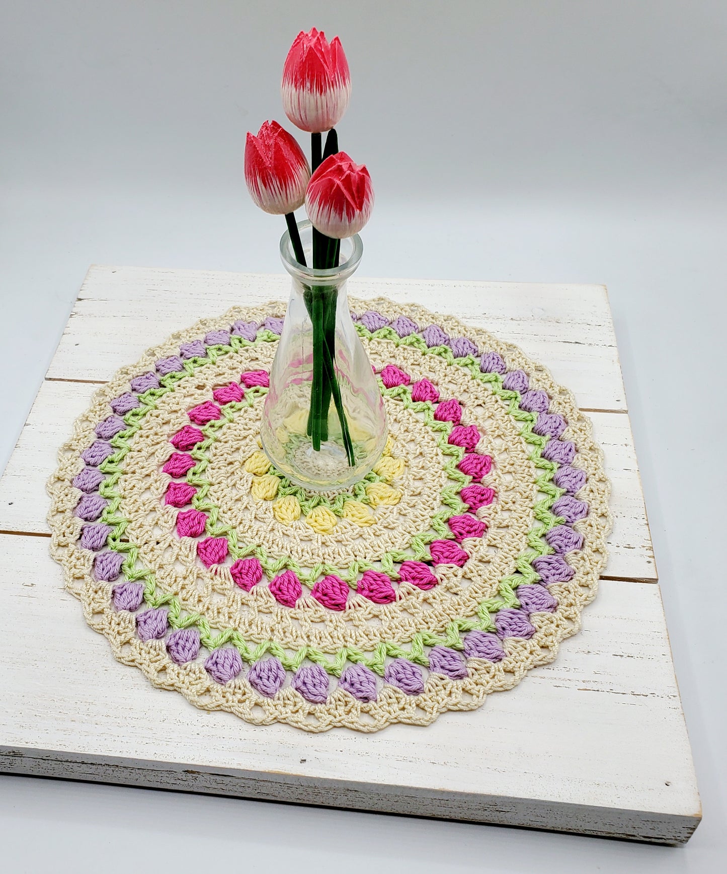 Tulip Mandala PDF Crochet Pattern