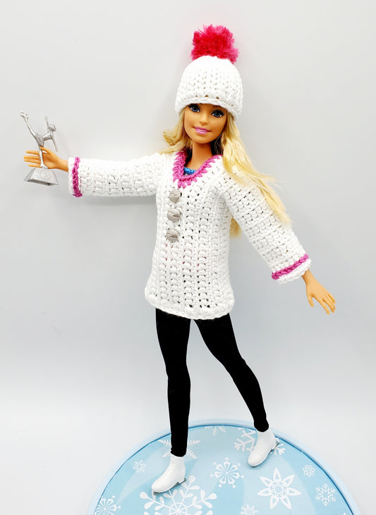 Barbie Sweater and Hat PDF Crochet Pattern