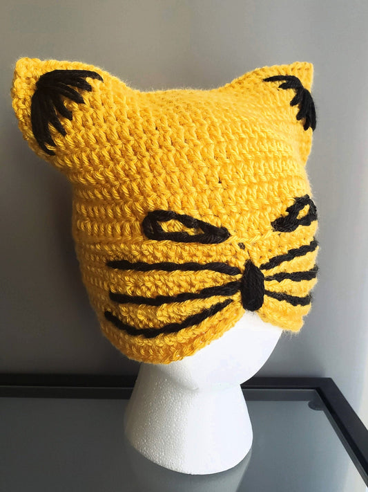 Cat Hat PDF Crochet Pattern