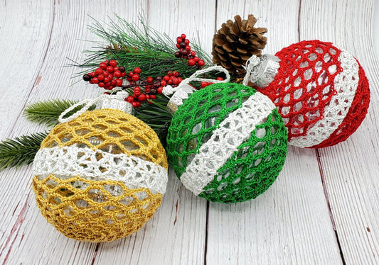 Classic Christmas Ornament PDF Crochet Pattern