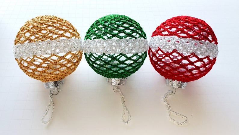 Classic Christmas Ornament PDF Crochet Pattern