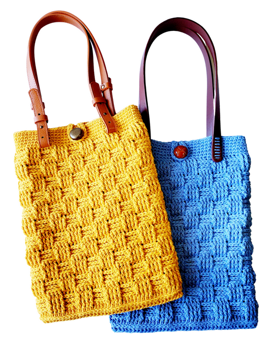Basketweave Laptop Bag PDF Crochet Pattern