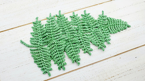 Fern Leaf PDF Crochet Pattern