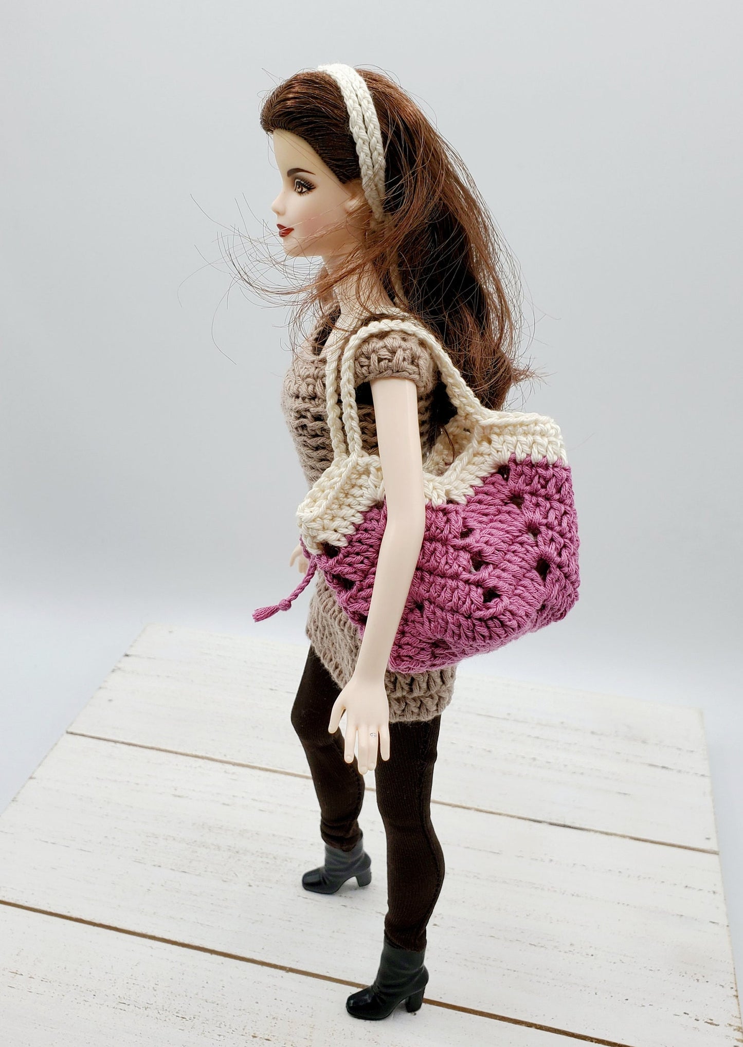 Barbie Tunic and Shoulder Bag PDF Crochet Pattern