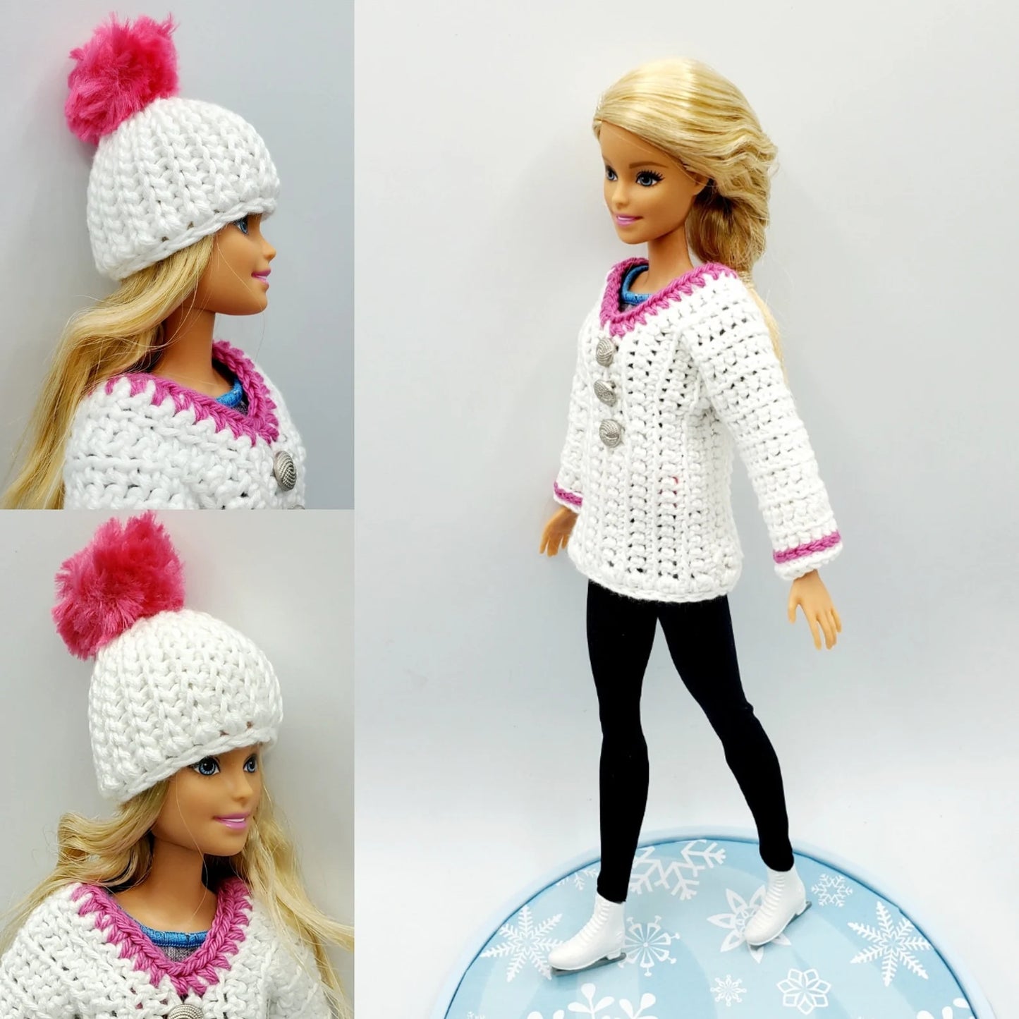 Barbie Sweater and Hat PDF Crochet Pattern