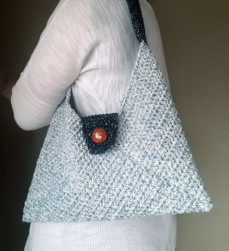 Denim Bag PDF Crochet Pattern