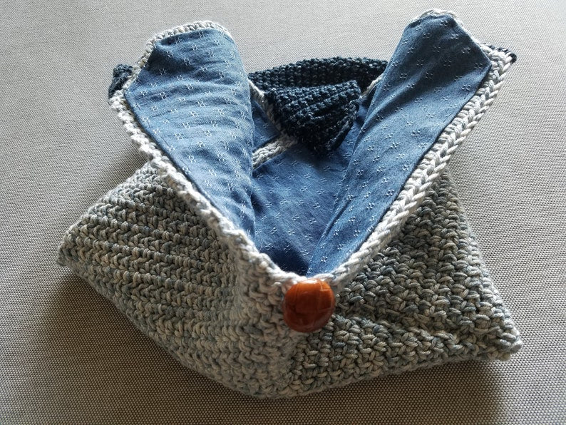 Denim Bag PDF Crochet Pattern