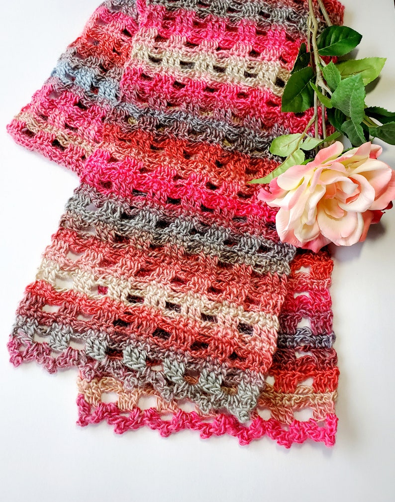 Soft Trellis Scarf