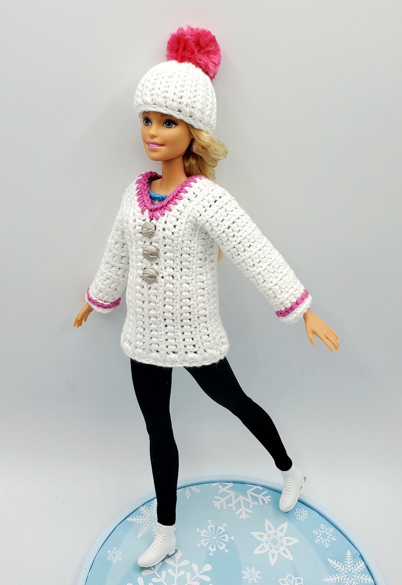 Barbie Sweater and Hat PDF Crochet Pattern