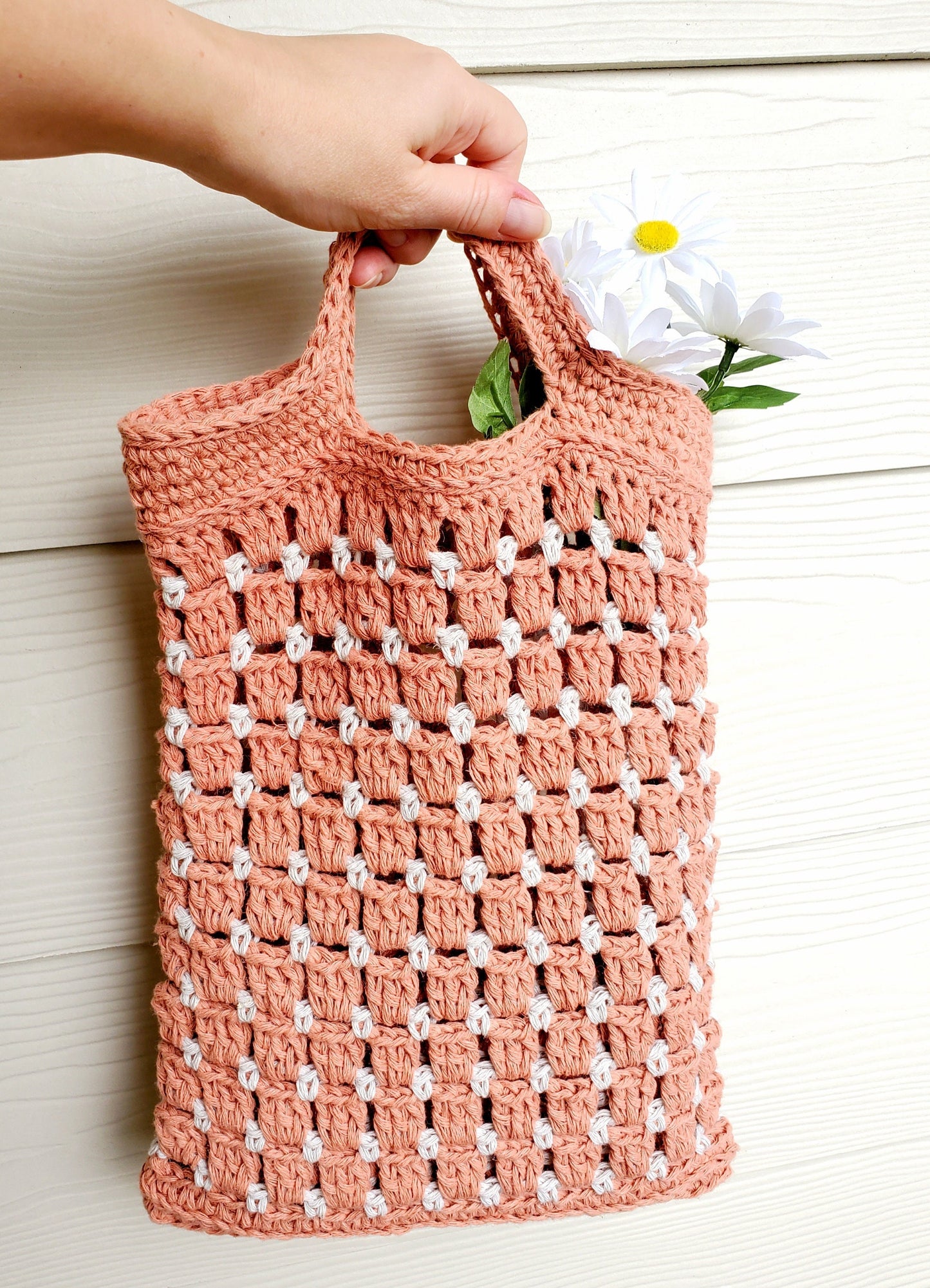 Brickwall Tote PDF Crochet Pattern