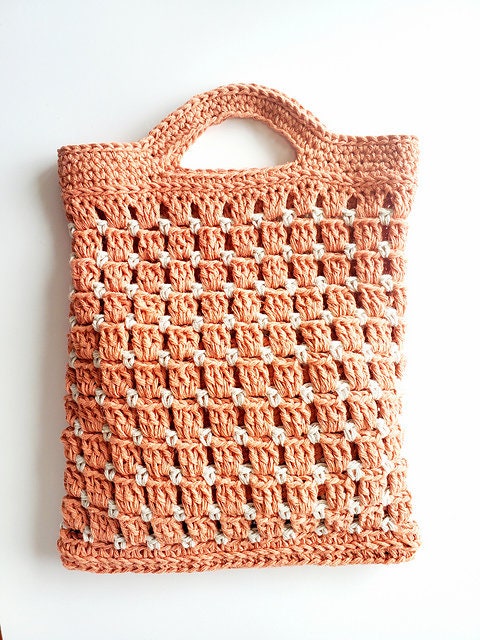 Brickwall Tote PDF Crochet Pattern