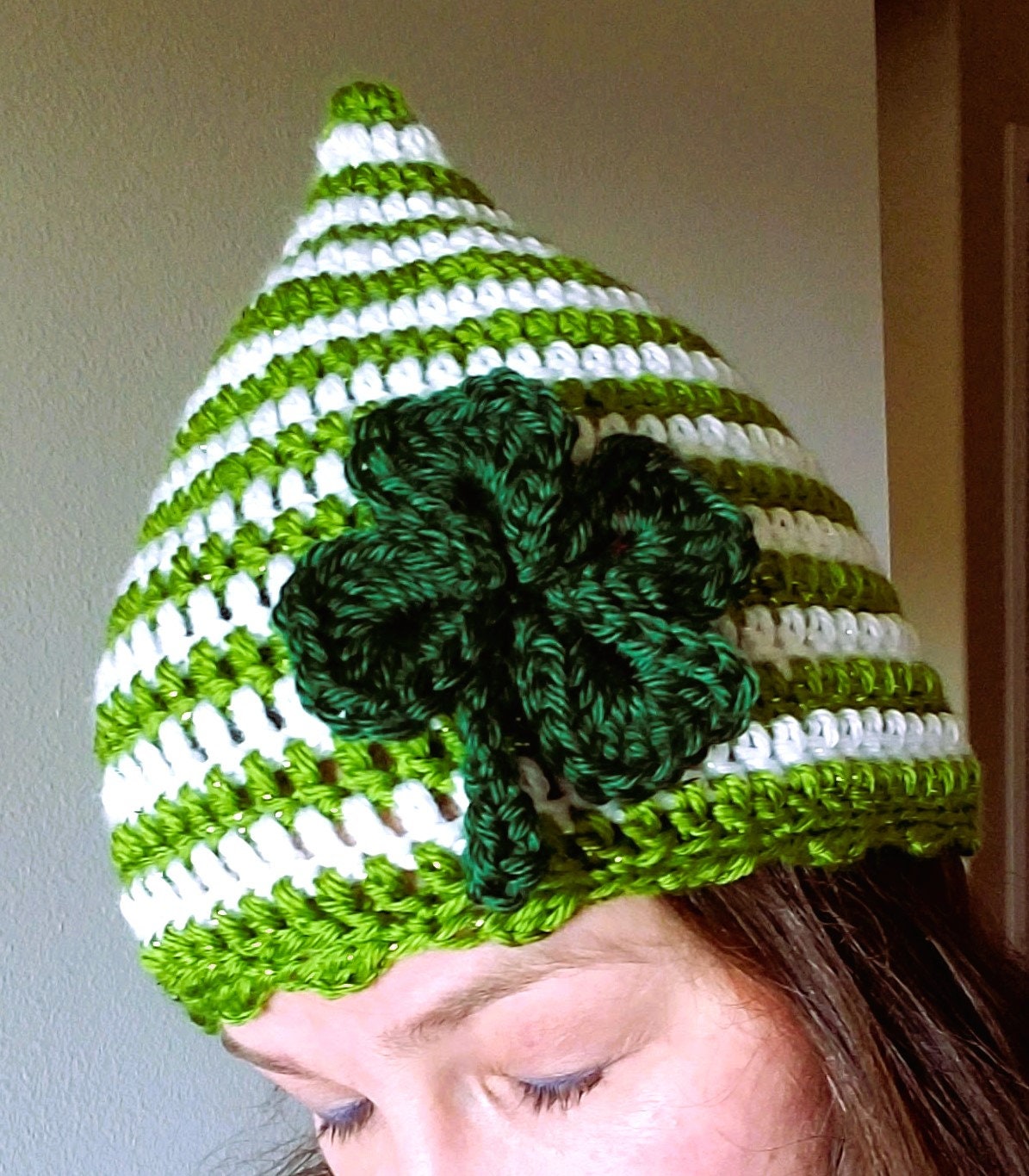 Shamrock Hat PDF crochet pattern